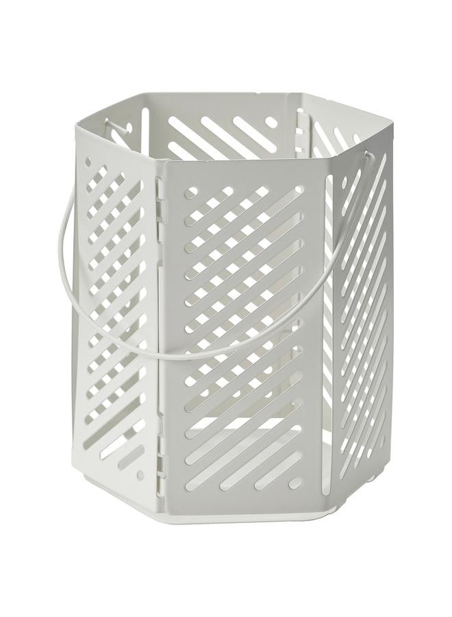 Zaboon Lantern For Tealight, White, 12 Cm - Image 1
