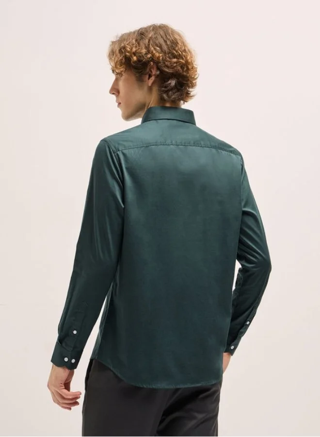 THE BEAR HOUSE Men's Shirt for Casual and Formal Wear | Classic Button-Down Style for Office, Daily Use, Travel, Events & All-Season Outfits | Versatile & Stylish Wardrobe Essential for Every Occasion