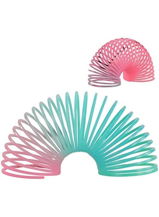 Queens 30 Pack Spring Rainbow Magic Fidget Stress Coil Mini Springs Bulk Toys For EID Party Favor Carnival Prize Birthday Goodie Bag Stuffers For Kids Boys Girls - Image 5