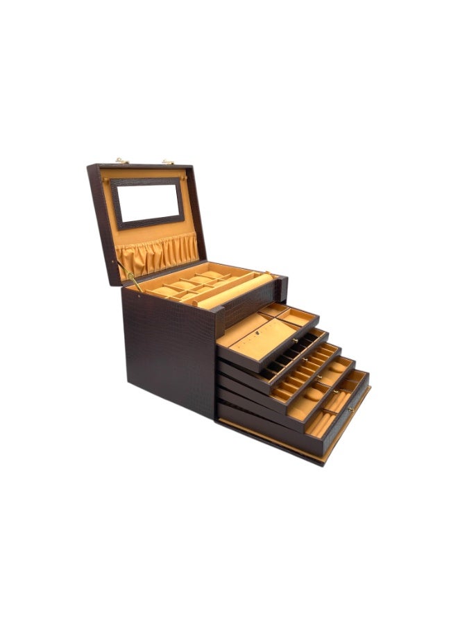 LAVERI LEATHER Genuine Leather Jewellery Box - Image 1