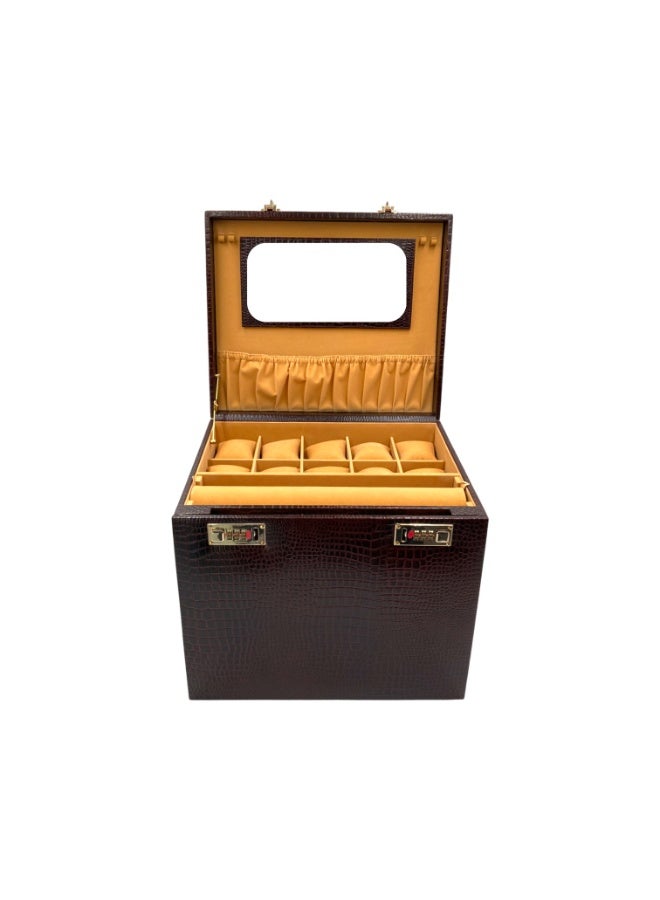 LAVERI LEATHER Genuine Leather Jewellery Box - Image 3