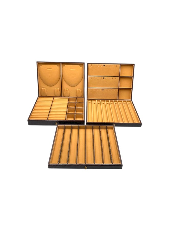 LAVERI LEATHER Genuine Leather Jewellery Box - Image 5