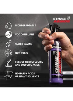 SHINE ARMOR Ceramic Coating Fortify Quick Coat Car Wax Polish Spray Waterless Wash & Wax Hydrophobic Top Coat Polish & Polymer Paint Sealant Detail Protection 8 Fl Oz  - Image 2