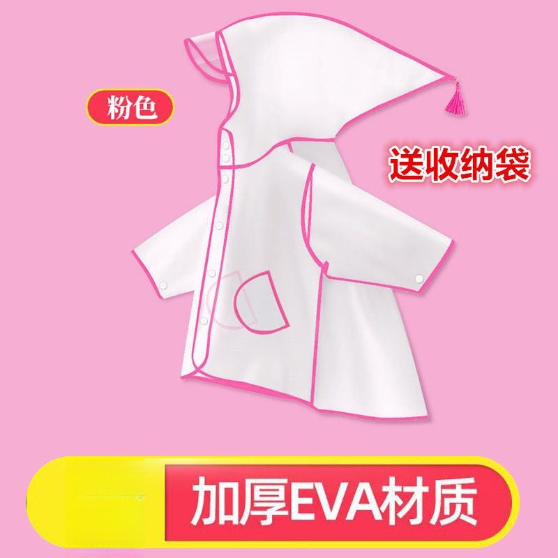 Children'S Raincoat, Kindergarten, Waterproof, Small Class, Cartoon Dinosaur, Cute Baby Rain Gear - Image 1