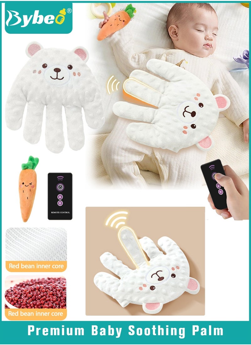 Bybeo Baby Soothing Palm, Automatic Newborn Sleep Soother, Baby Startle Prevention Hand Glove, Baby Sleeping Pillow, Infant Soothing Palm Artifact with Cartoon Soothing Doll For Patting and Soothing Baby  - Image 1