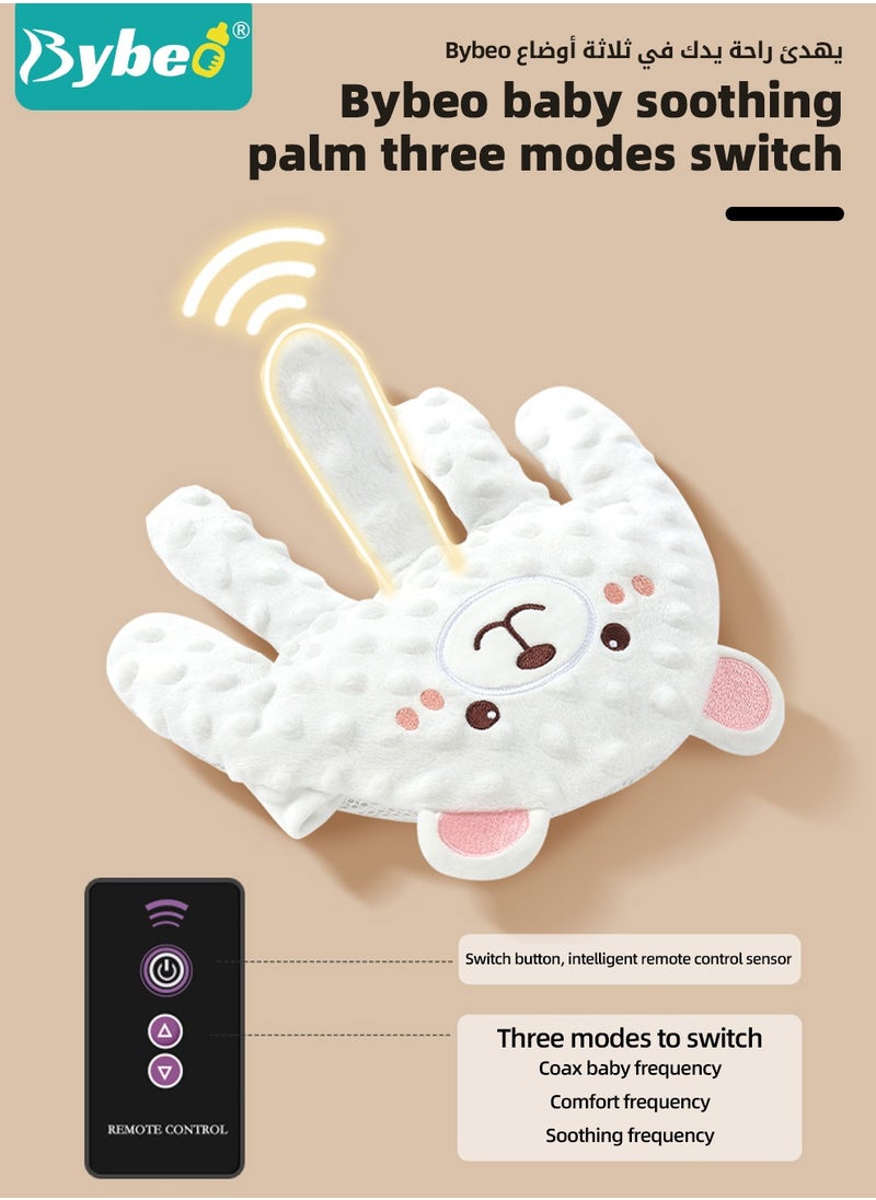 Bybeo Baby Soothing Palm, Automatic Newborn Sleep Soother, Baby Startle Prevention Hand Glove, Baby Sleeping Pillow, Infant Soothing Palm Artifact with Cartoon Soothing Doll For Patting and Soothing Baby  - Image 3