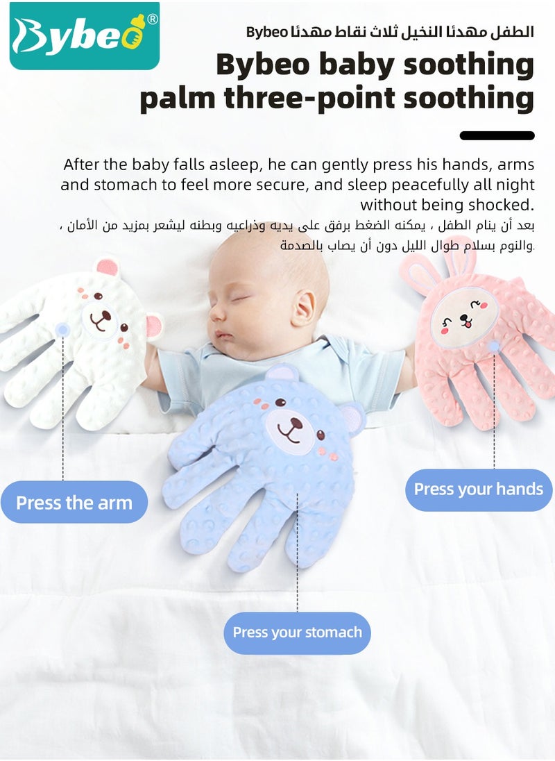 Bybeo Baby Soothing Palm, Automatic Newborn Sleep Soother, Baby Startle Prevention Hand Glove, Baby Sleeping Pillow, Infant Soothing Palm Artifact with Cartoon Soothing Doll For Patting and Soothing Baby  - Image 5
