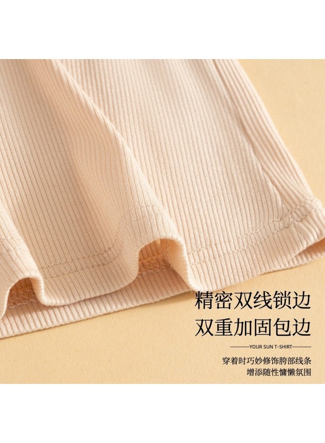 Your Sun Women'S Regular-Fit T-Shirt, Short Sleeve Slimming Belly-Covering Solid Color Versatile Basic Round Neck Tee Casual Comfortable Top - Image 5