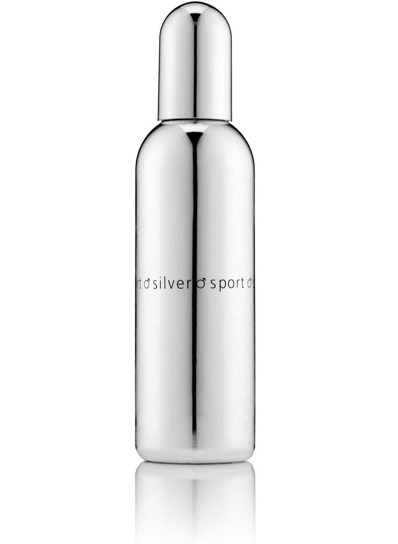 Colour Me Silver Sport Fragrance For Men 90mlEau De Parfum - Image 3