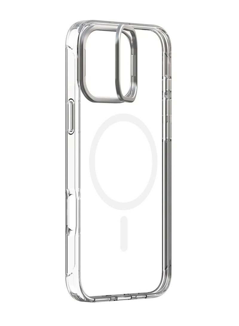 Devia Snow MagSafe & Viewing Stand Case for iPhone 16 Pro Max - Clear - Image 3