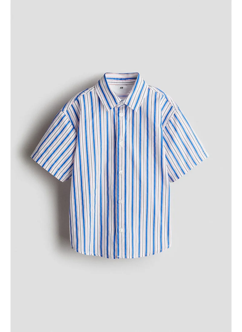 H&M Cotton poplin shirt