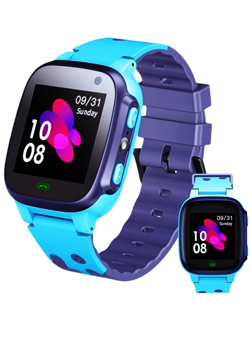 BlueFire - Kids Smart Watch - HD Touchscreen Camera, GPS LBS Location, SOS Emergency, Two-Way Calling, Smartwatch for Kids Ages 3+ - Ideal Gift for Boys & Girls - Image 1