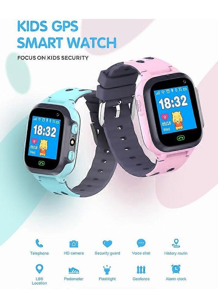 BlueFire - Kids Smart Watch - HD Touchscreen Camera, GPS LBS Location, SOS Emergency, Two-Way Calling, Smartwatch for Kids Ages 3+ - Ideal Gift for Boys & Girls - Image 1