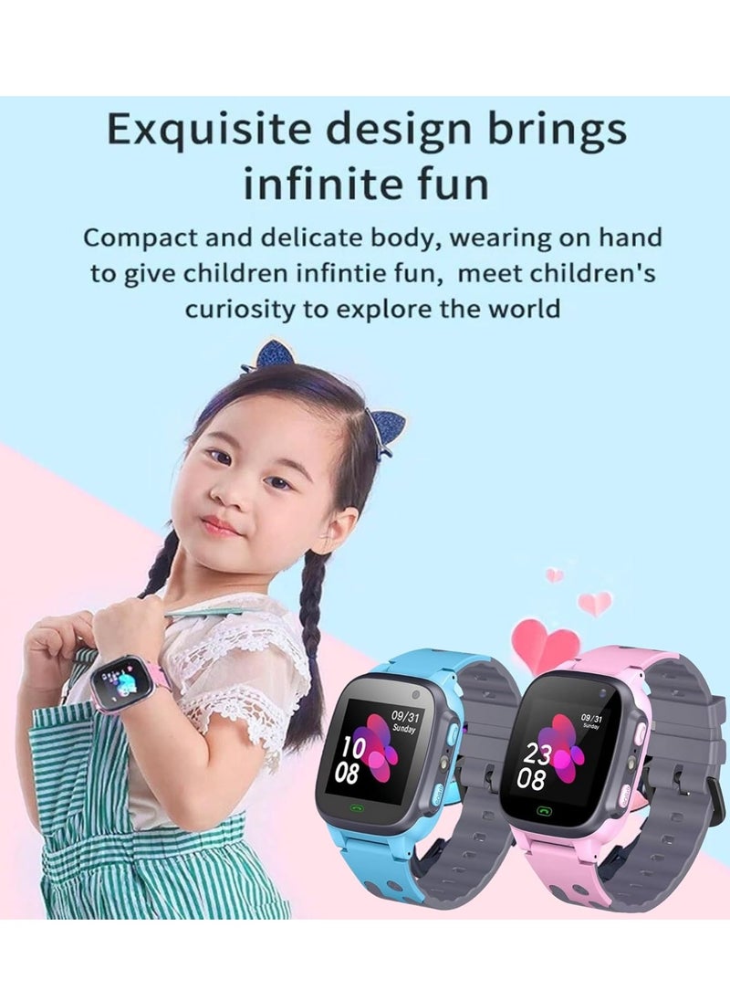 BlueFire - Kids Smart Watch - HD Touchscreen Camera, GPS LBS Location, SOS Emergency, Two-Way Calling, Smartwatch for Kids Ages 3+ - Ideal Gift for Boys & Girls - Image 1