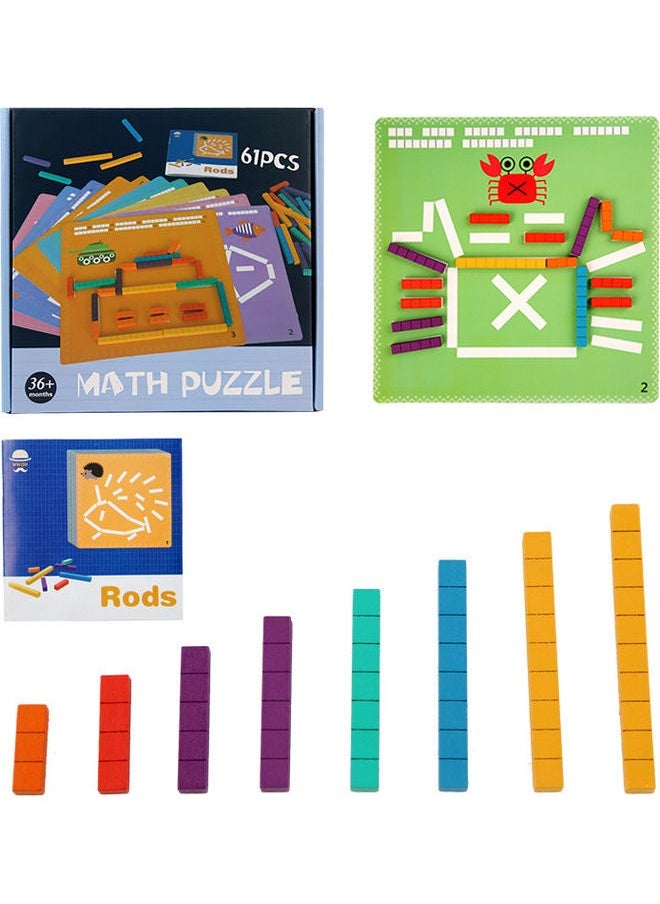 NIBEMINENT Children's Arithmetic Puzzle Games Toys 18x18x2cm  - Image 1
