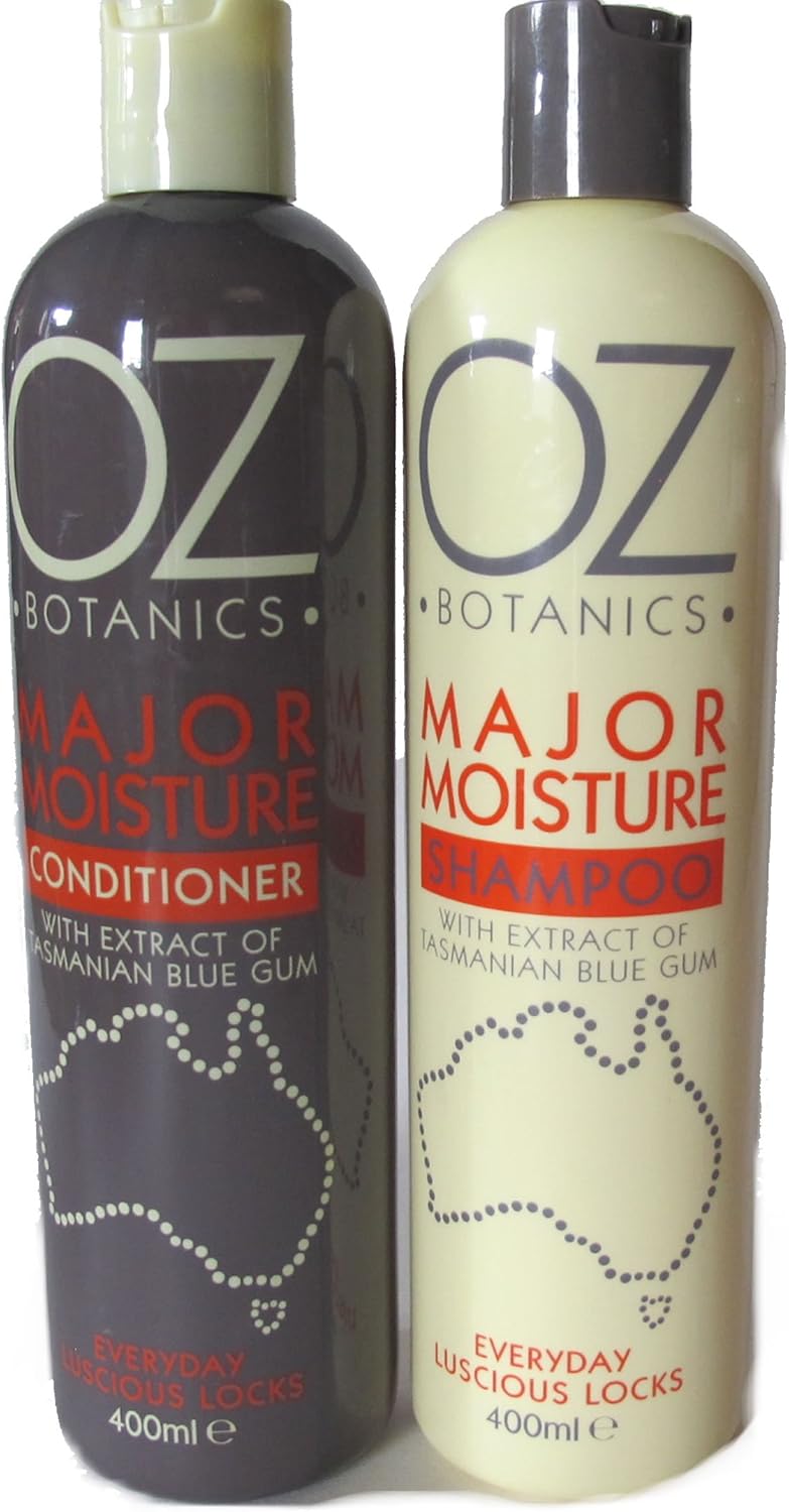 Oz Major Moisture Benefiting Shampoo 400 ml and Oz Major Moisture Benefiting Conditioner 400 ml Duo