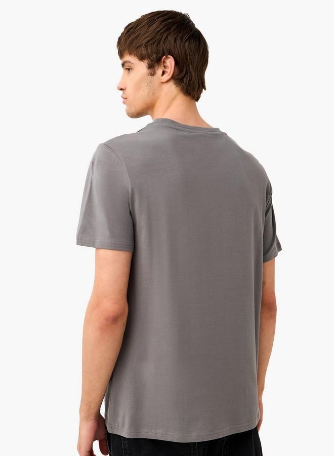 اس بي كاركترز تيشيرت بطباعة باتمان بياقة دائرية - Image 3