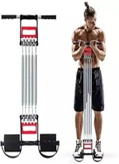 SportQ 3 in 1 Multifunctional Chest Expander for Men and Women, Including Hand Exerciser, Arm Exercise, Elastic Foot Pedal Exercise, Sit-up Exercise, Pull Rope and Professional Chest Exerciser for Men 