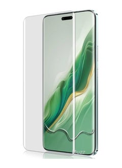 Screen Protector Tempered Glass 3D Curved Edge High Definition Anti Scratch 9H Hardness Bubble-Free Case Friendly Full Glue UV Tempered Glass Screen Protector for Honor Magic 6 Pro