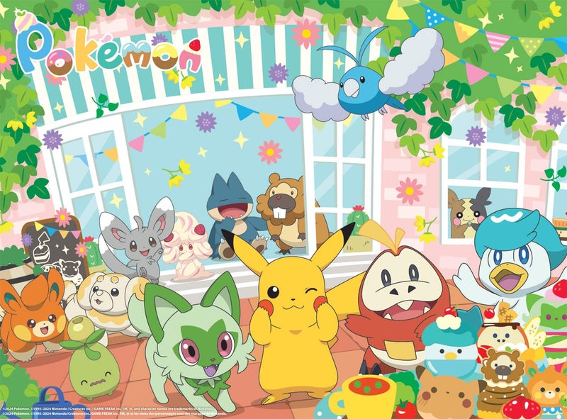 Buffalo Games Pokemon Happy Cafe 1000 Piece Jigsaw Puzzle for Adults Challenging Puzzle Perfect for Game Nights Finished Size is 2675 x 1975