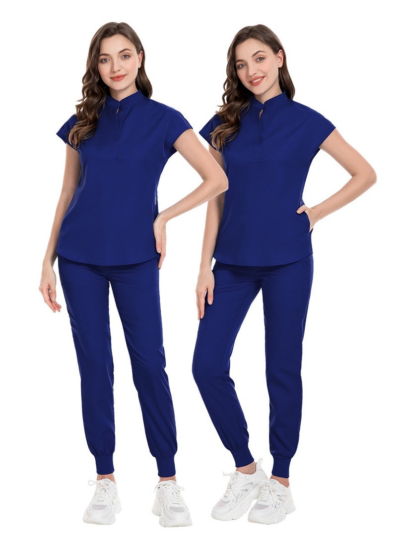 NiaaHinn High - end Elastic Stand - Collar Medical Sportswear Set: The Ideal Choice for Professional Medical Care and Comfortable Experience - Image 2