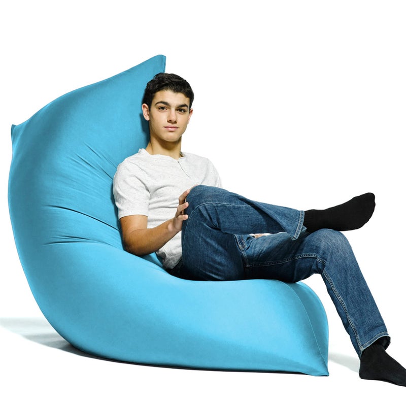 Yogibo Yogibo Zoola Max Outdoor Bean Bag Chair Oversized Beanbag Couch Water Resistant Cozy Patio Deck Lounge Furniture Sky 