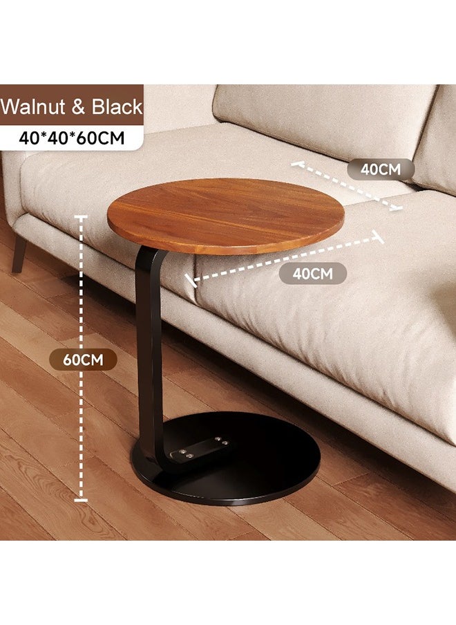 XiuWoo - Nordic Style Round Coffee Table – Sturdy Sofa Side Table or End Table for Living Room, 40x40x60cm - Image 1