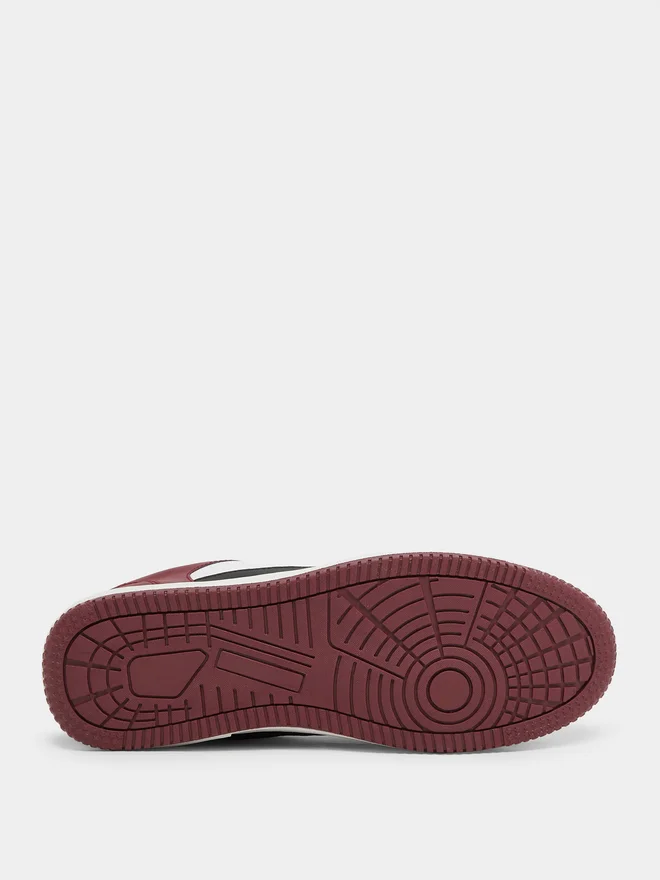 Styli white Men Trendy Color Block Sneakers for Men | Best Price UAE