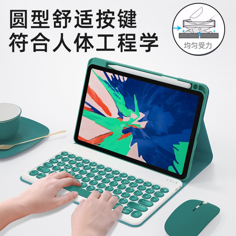For Xiaomi Tablet 5 Keyboard Protective Cover With Pen Slot 5Pro11 Inch Bluetooth Mouse Suit Touch Backlight - Image 3
