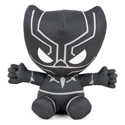 Mirada Marvel Black Panther Soft Plush Toy – 23cm | Official Licensed Superhero Stuffed for Kids, Boys & Girls | Super Soft Cuddly Character Toy for Fans | Ideal for Birthday Gifts/Christmas/Diwali - Image 1