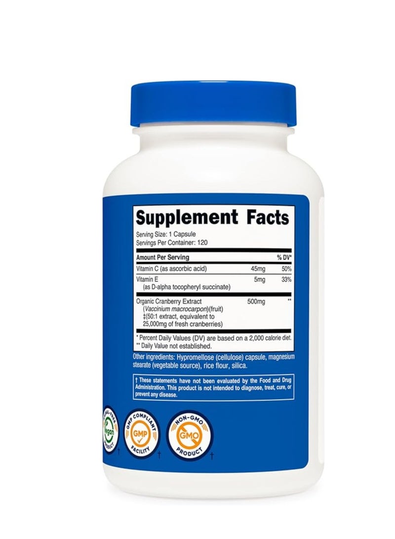 مستخلص التوت البري مع فيتامين C وفيتامين E 25000 مجم 120 كبسولة - Image 2