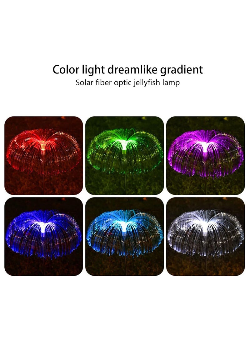 BLOOMING TIME Waterproof Outdoor Solar Lights, Auto On/Off, Decorative Solar Stake Lights for Yard Patio Pathway Landscape(2‑Pack) - Image 5