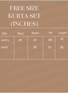 PRIYA’S PANACHE Women's Free-Size (Fits M-2XL) Loose-Fitting Cotton Hand Block Printed Kurta Set with Dupatta | Indian Ethnic Salwar Kameez Suit | Elegant Traditional Festive Wear  - Image 3