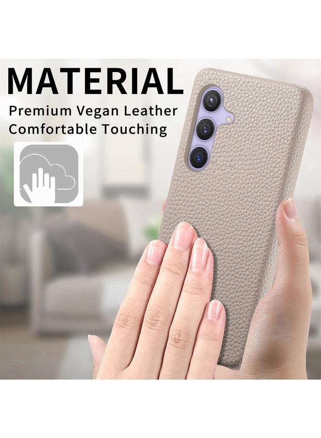 اس-توب جراب لهاتف Samsung Galaxy S24+ 5G، جراب خلفي من الجلد بحافة زيت الليتشي - Image 2