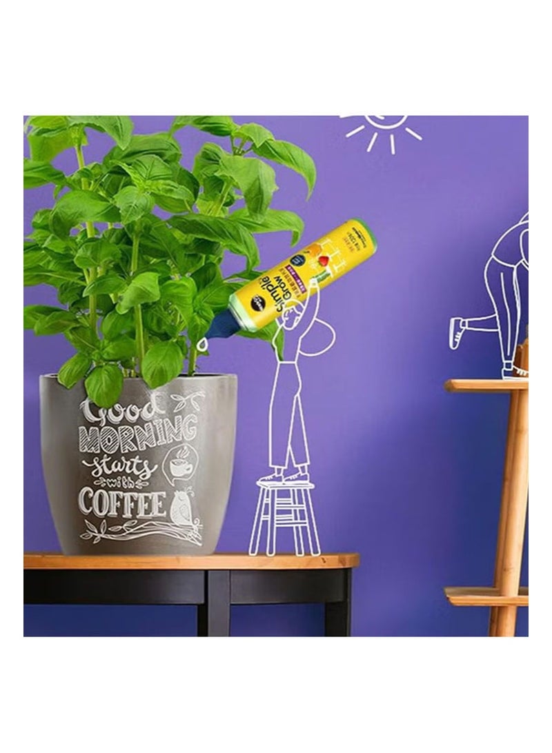 Miracle-Gro 120 Simple Grow Diluted Plant Nutrient Solution，Suitable for potted vegetables, fruits, and herbs, Nutritional and growth promoter - Image 4
