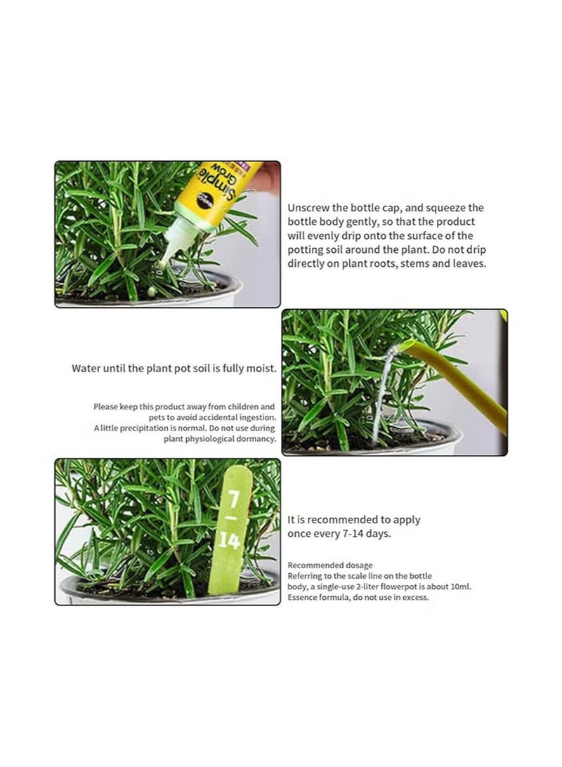 Miracle-Gro 120 Simple Grow Diluted Plant Nutrient Solution，Suitable for potted vegetables, fruits, and herbs, Nutritional and growth promoter - Image 5