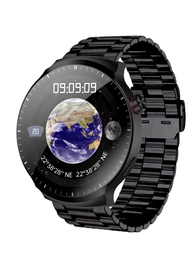 Smartwatch 1.9inches Large Screen Payment And Sport Function With Password Lock Screen Navigation 4GB RAM and 3Straps