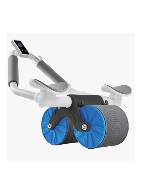 Abdominal Exercise Roller With Timer Elbow Support Abs Roller Wheel Core Exercise Equipment Automatic Rebound