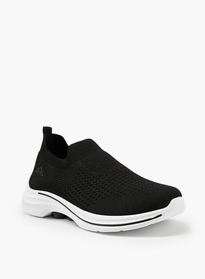 Oaklan by Shoexpress Textured Slip-On Sports Shoes with Pull Tab - Image 2