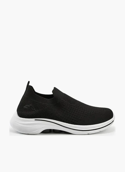 Oaklan by Shoexpress Textured Slip-On Sports Shoes with Pull Tab