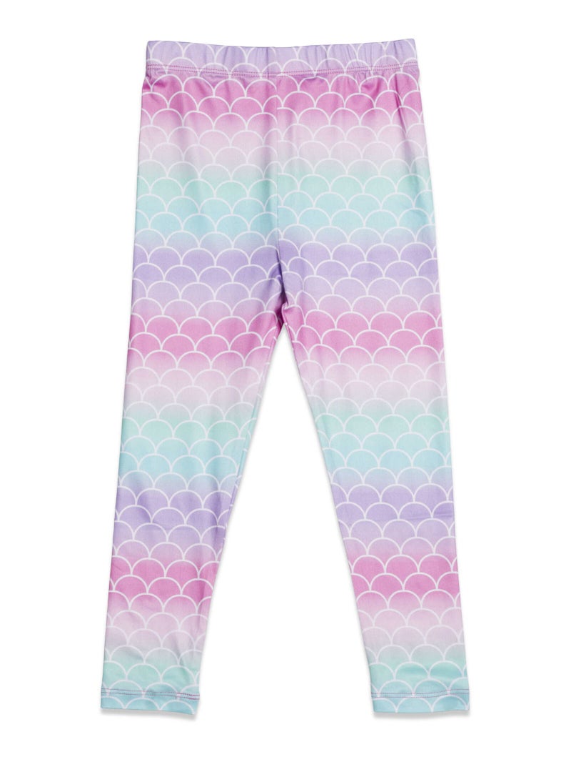 Disney Princess Ariel Little Girls Pullover Hooded Legging Set Princess Ariel 7-8 - Image 3