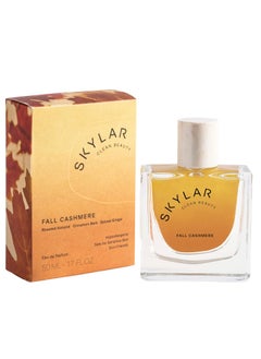 Skylar Skylar Fall Cashmere Eau de Parfum - Hypoallergenic & Clean Perfume for Women & Men, Vegan & Safe for Sensitive Skin - Spicy Gourmand Perfume with Notes of Cinnamon, Almond & Ginger - 50mL /1.7 Fl oz 