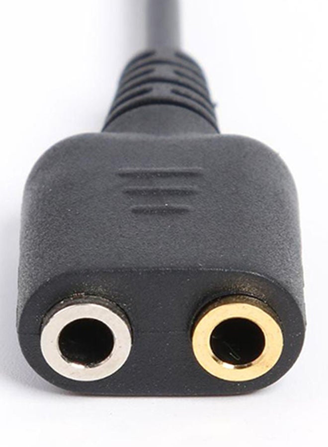 NIBEMINENT 2.5mm TRS Plug To 3.5mm Audio Cable 17x1x1cm Black - Image 3