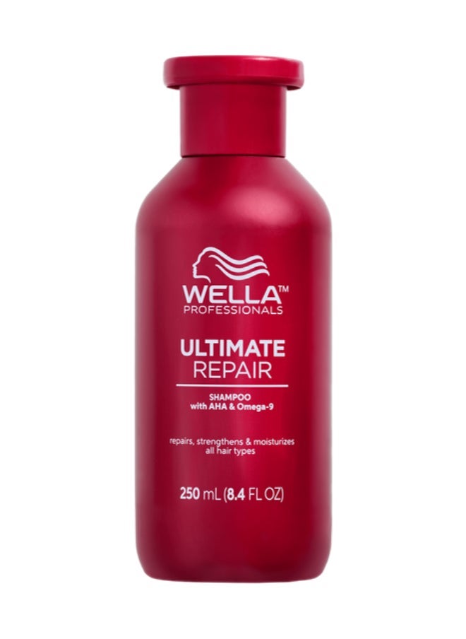Wella Professionals Ultimate Repair Complete Regime Pack for Damaged Hair - Shampoo 250 ML, Conditioner 200 ML + Miracle Rescue Leave In Treatment 30 ML - Image 2
