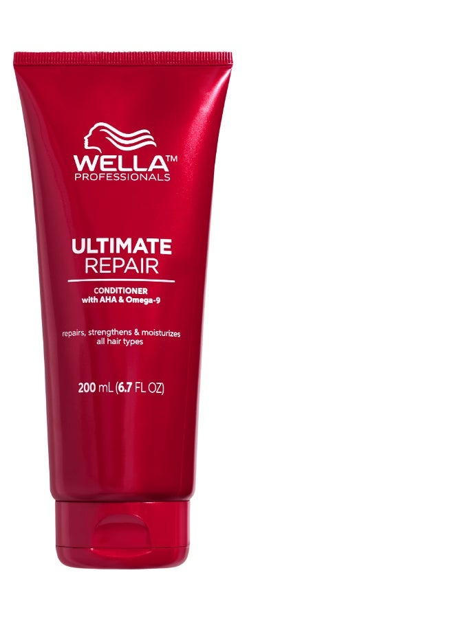 Wella Professionals Ultimate Repair Complete Regime Pack for Damaged Hair - Shampoo 250 ML, Conditioner 200 ML + Miracle Rescue Leave In Treatment 30 ML - Image 4