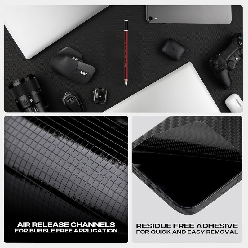 Capes ملصقات تغليف متوافقة مع قلم آيباد الجيل الثاني | تغليف فينيل 3M مقاوم للخدوش ودائم | ليس علبة | متوافق مع الشحن اللاسلكي | أحمر عتيق - Image 4