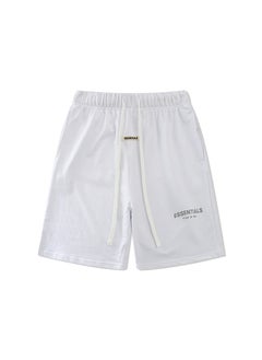 Unisex FOG Essentials Heavyweight Cotton Tee 21106 white shorts