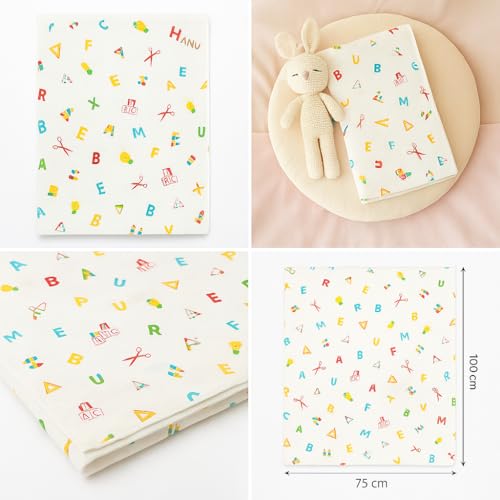 HANUSH 100% Muslin Cotton Baby Towel (Toddler) – Double Layer Soft Newborn Kids Bath Wrap | Breathable | Organic Muslin Bath Towel for Infants & Babies (Kids Bath Towel 3 to 9 Years) | Unisex - Image 3