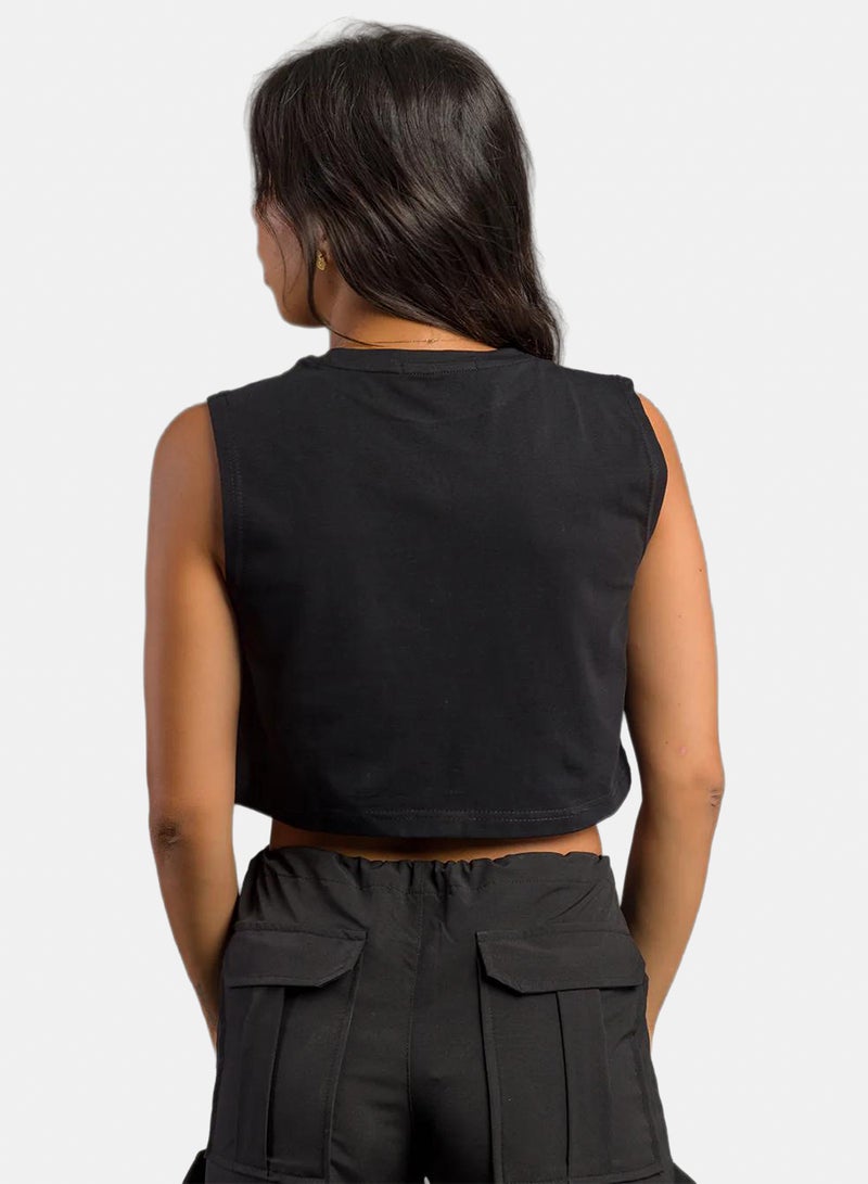 Stache Basic Crop Top - Image 2