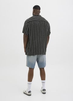 JACK & JONES Plus Size Striped Regular Fit Shirt  - Image 2